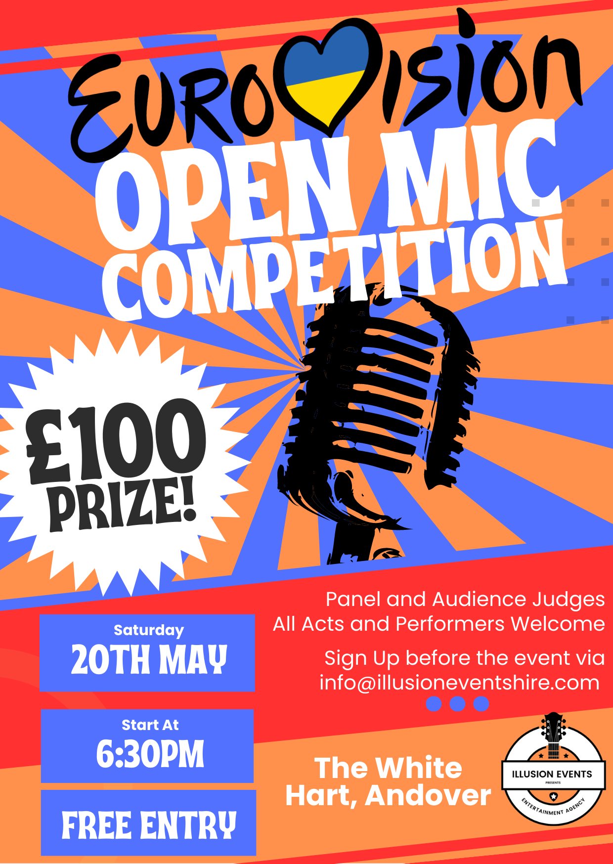 Illusion Events Presents: EuroVision Open Mic