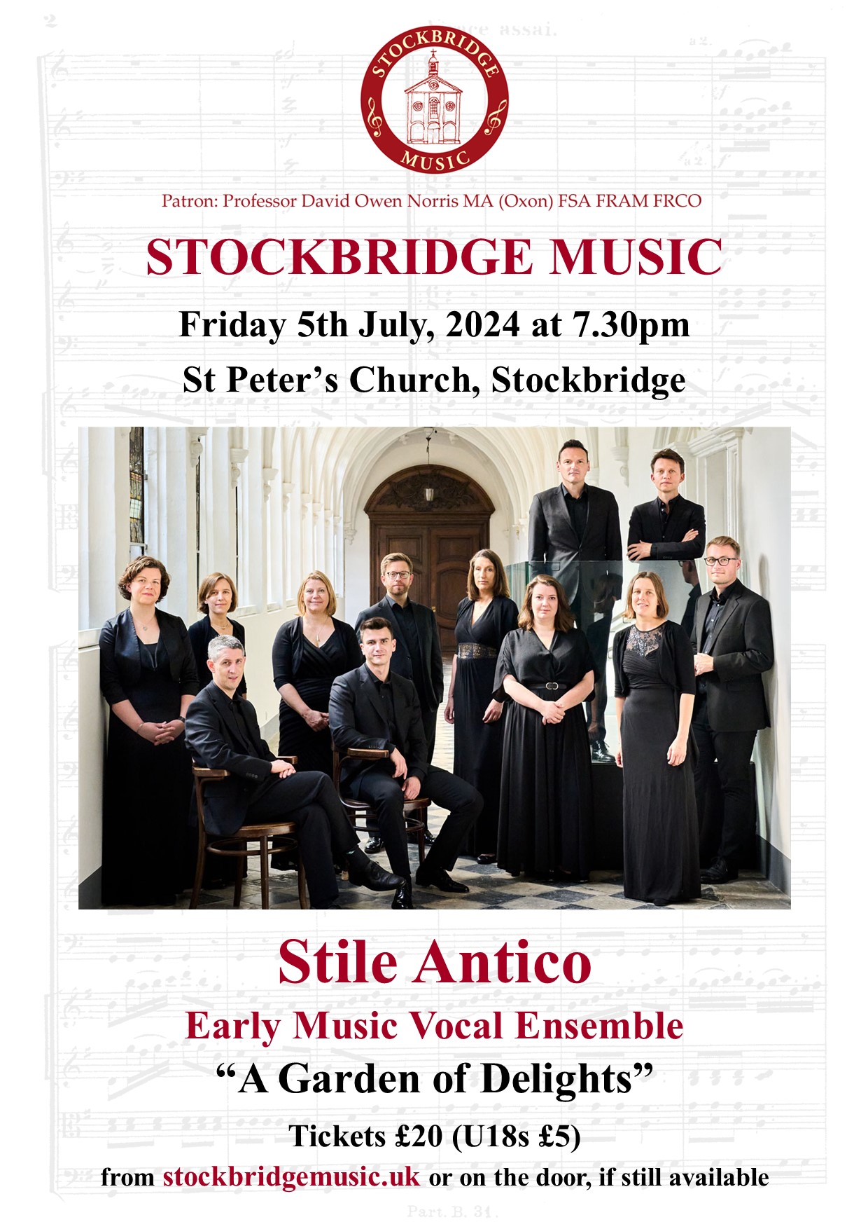 Stockbridge Music presents STILE ANTICO