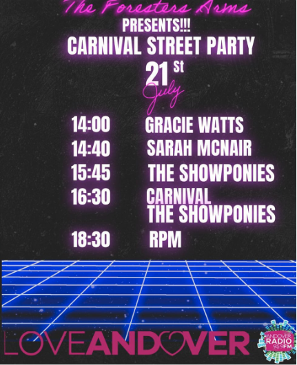 Carnival Street Party: Gracie Watts + Sarah McNair + The Showponies + RPM