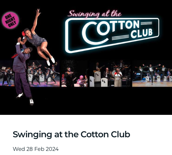 Swinging at the Cotton Club