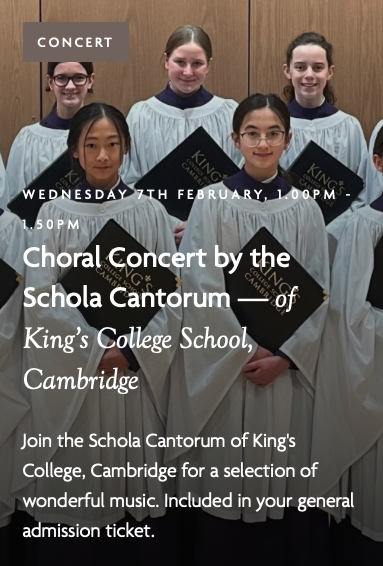 Choral Concert by the Schola Cantorum