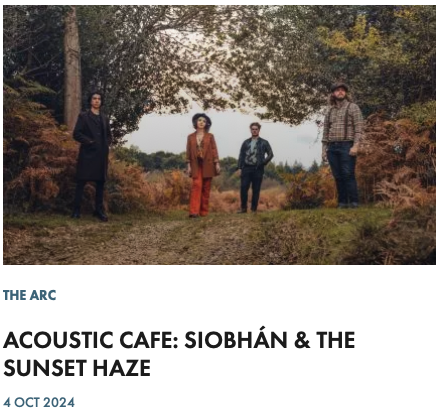ACOUSTIC CAFE: SIOBHÁN & THE SUNSET HAZE