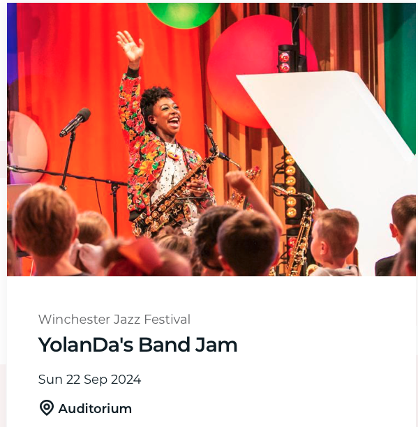 Winchester Jazz Festival: YolanDa's Band Jam