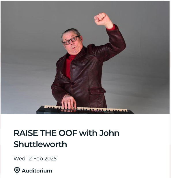 RAISE THE OOF with John Shuttleworth