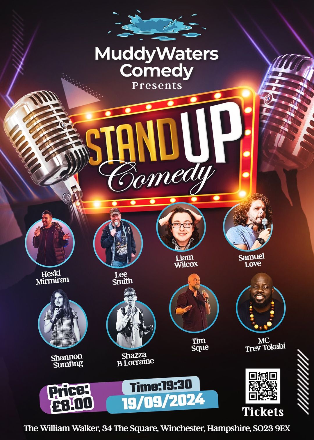 Muddy Waters Comedy presents a night of Stand-up Comedy