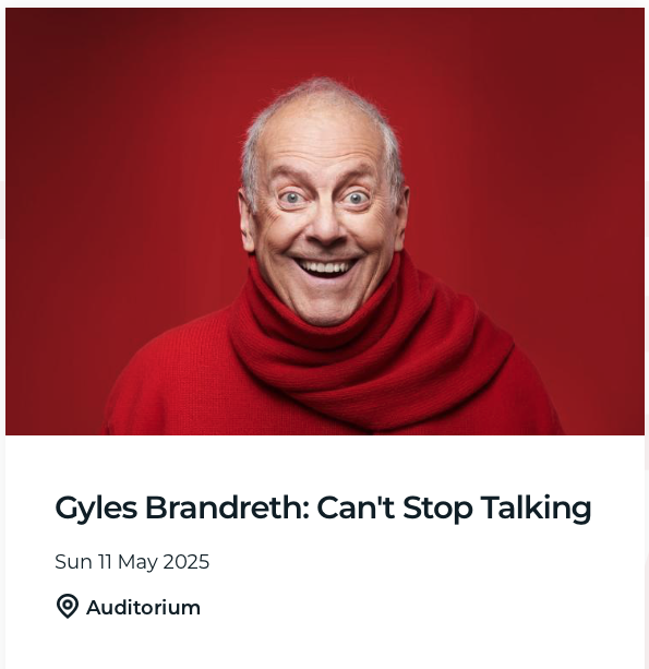 Gyles Brandreth: Can't Stop Talking