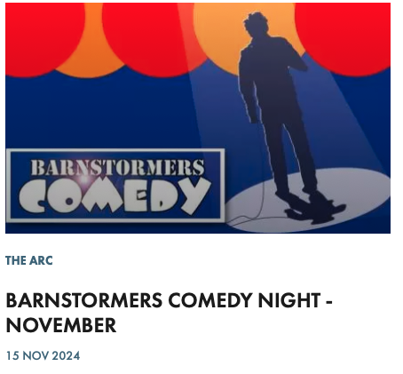 BARNSTORMERS COMEDY NIGHT - NOVEMBER