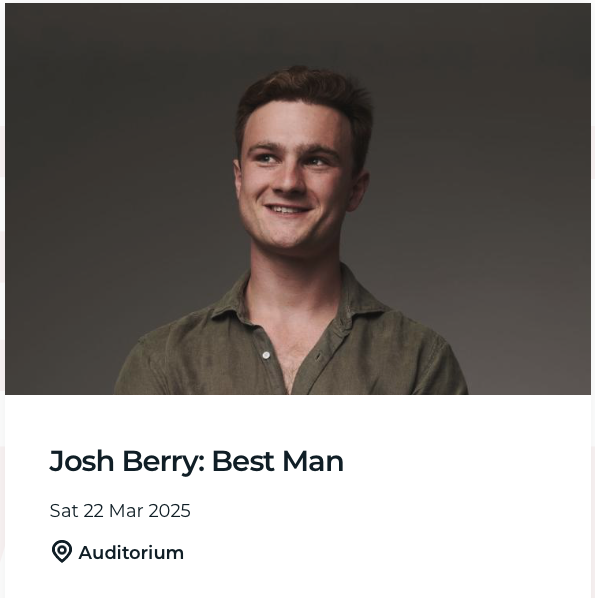 Josh Berry: Best Man