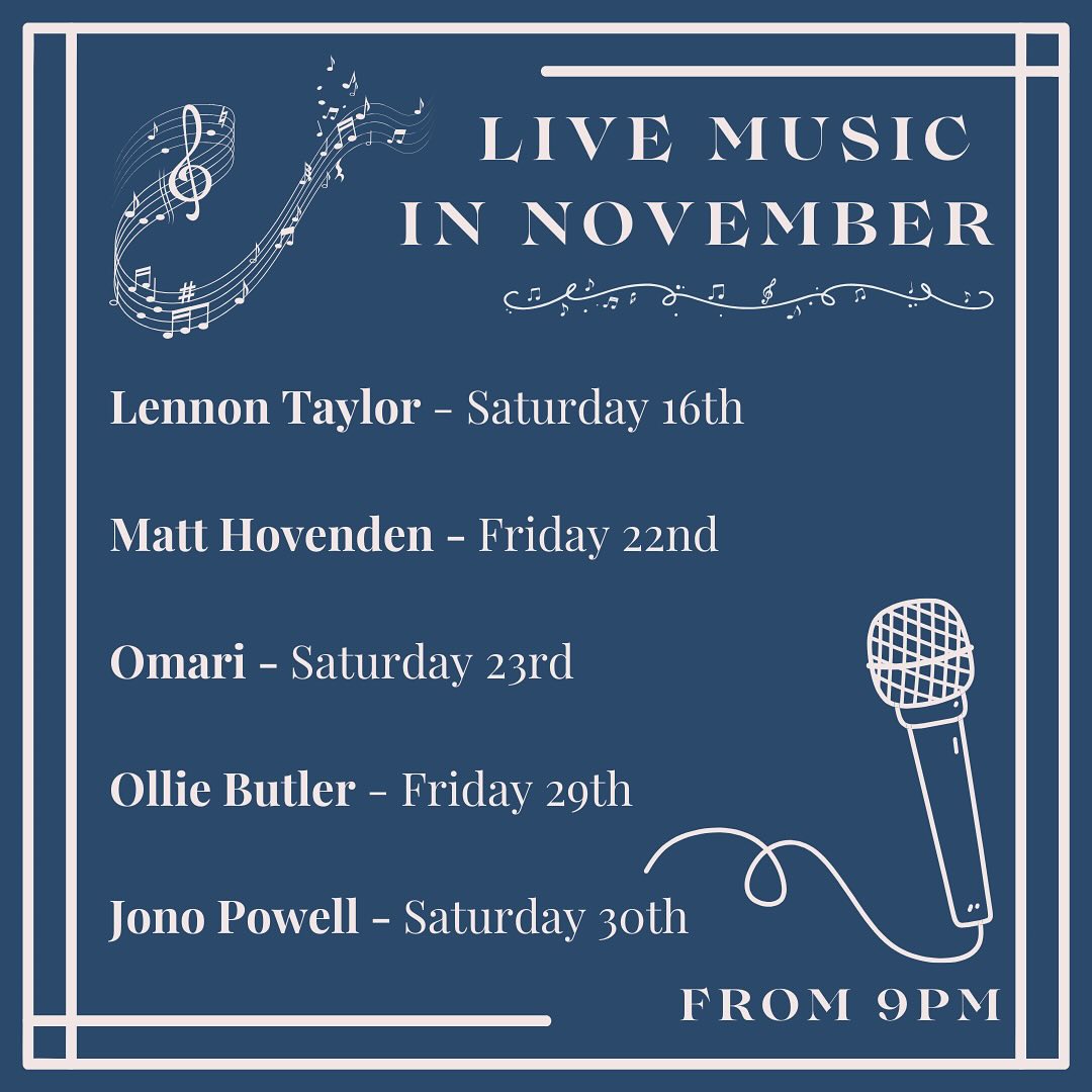 Live Music at the William Walker: Jono Powell