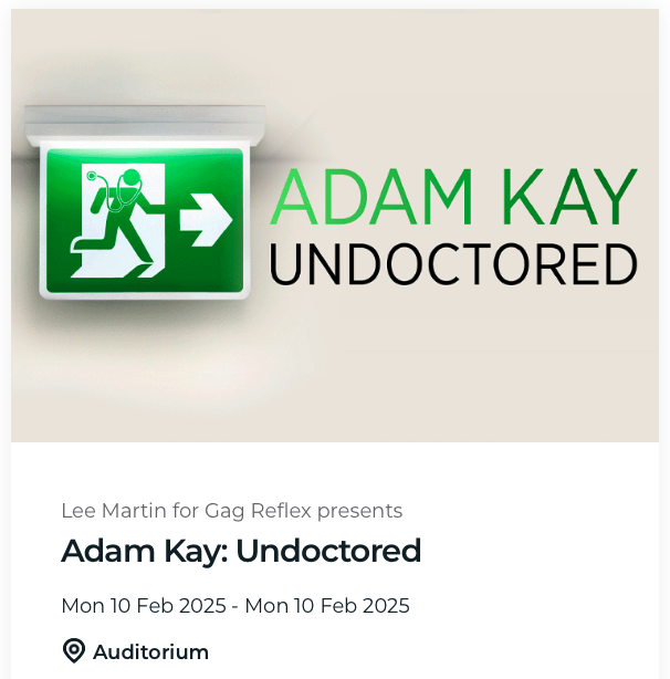 Adam Kay: Undoctored