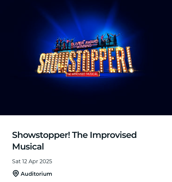 Showstopper! The Improvised Musical