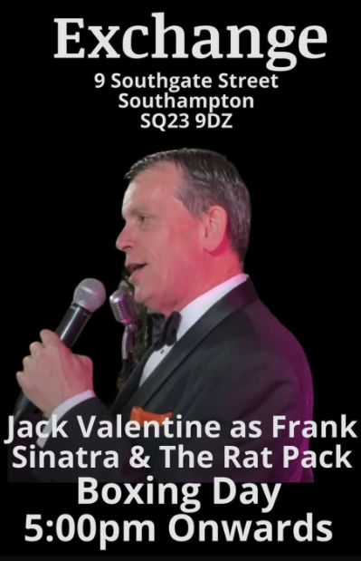 Jack Valentine as Frank Sinatra & The Rat Pack