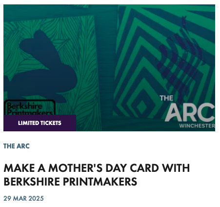 MAKE A MOTHER'S DAY CARD WITH BERKSHIRE PRINTMAKERS