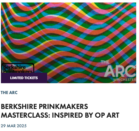 BERKSHIRE PRINKMAKERS MASTERCLASS: INSPIRED BY OP ART