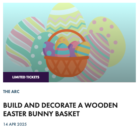 BUILD AND DECORATE A WOODEN EASTER BUNNY BASKET