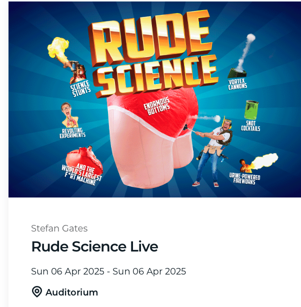 Rude Science Live