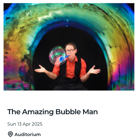 The Amazing Bubble Man